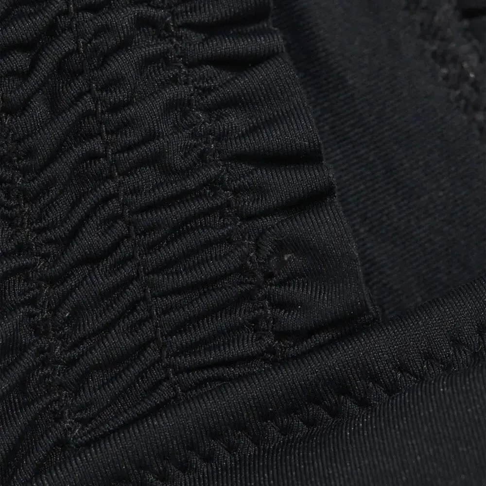 Vineyard Vines Smocked Bikini Top - Jet Black - XL
